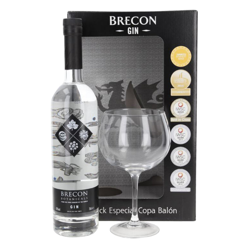 Brecon Limited Special Edition Gin + copa glass