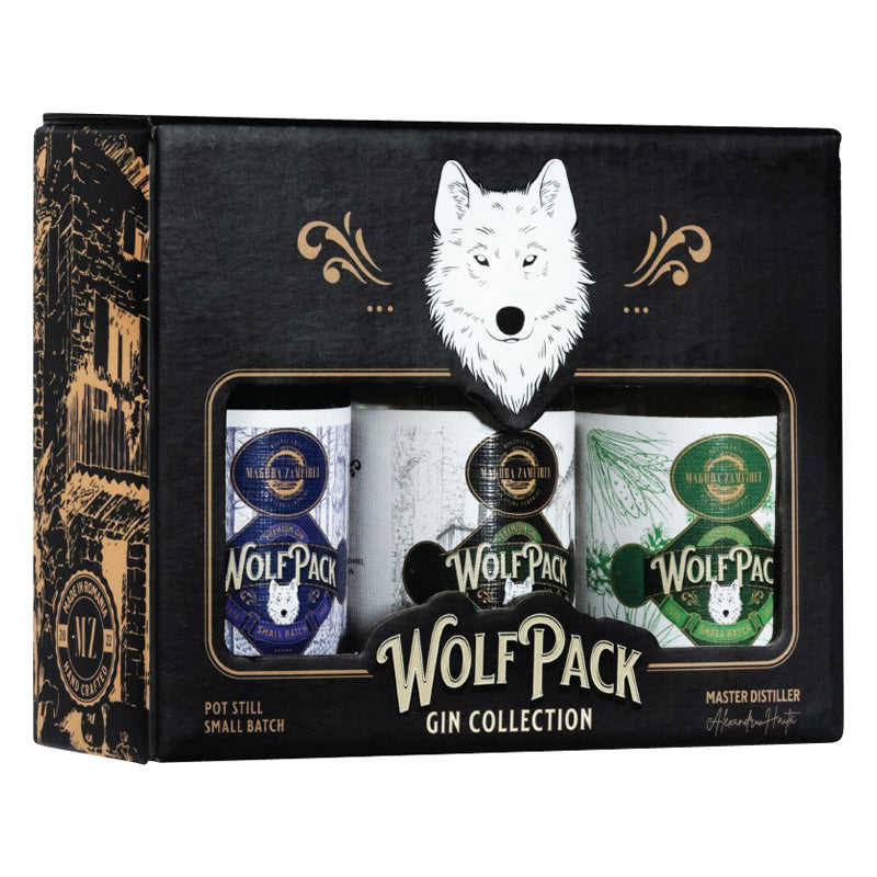 Wolfpack Gin Collection (Moonlight Gin + Dry Gin No. 4 + Elixir Twenty Gin) 3 x 10 cl