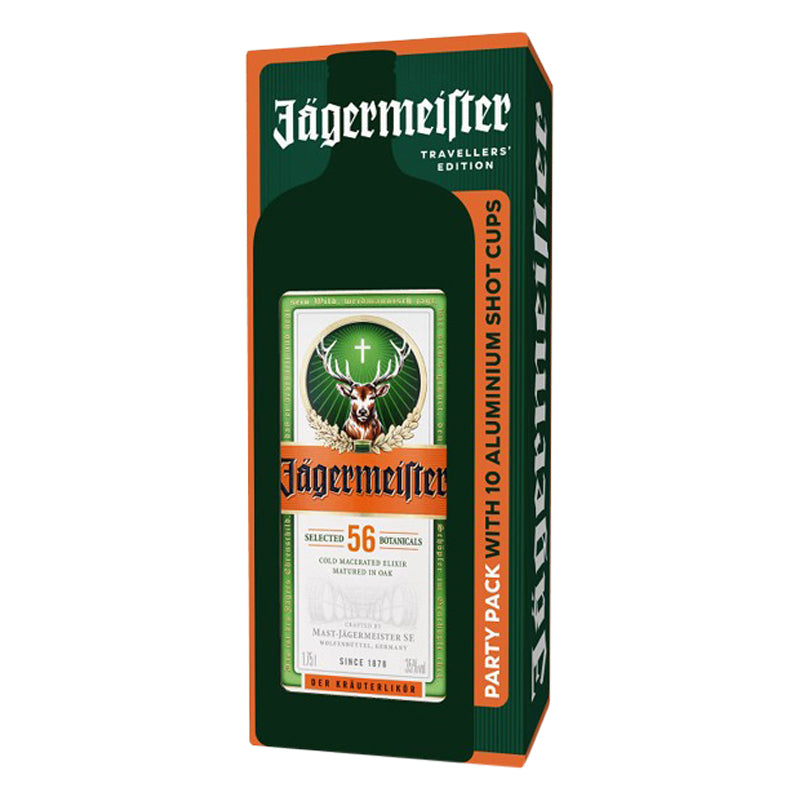 Jägermeister Party Pack (with 10 metal Cups)