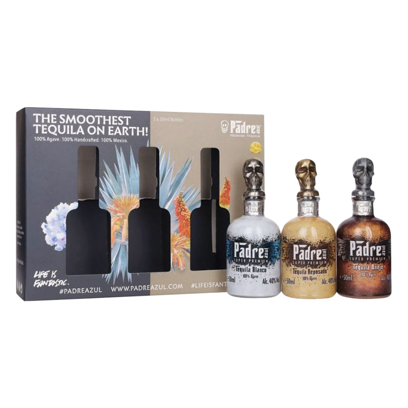Padre Azul Miniatures Pack (Anejo + Reposado + Blanco) 3 x 5 cl