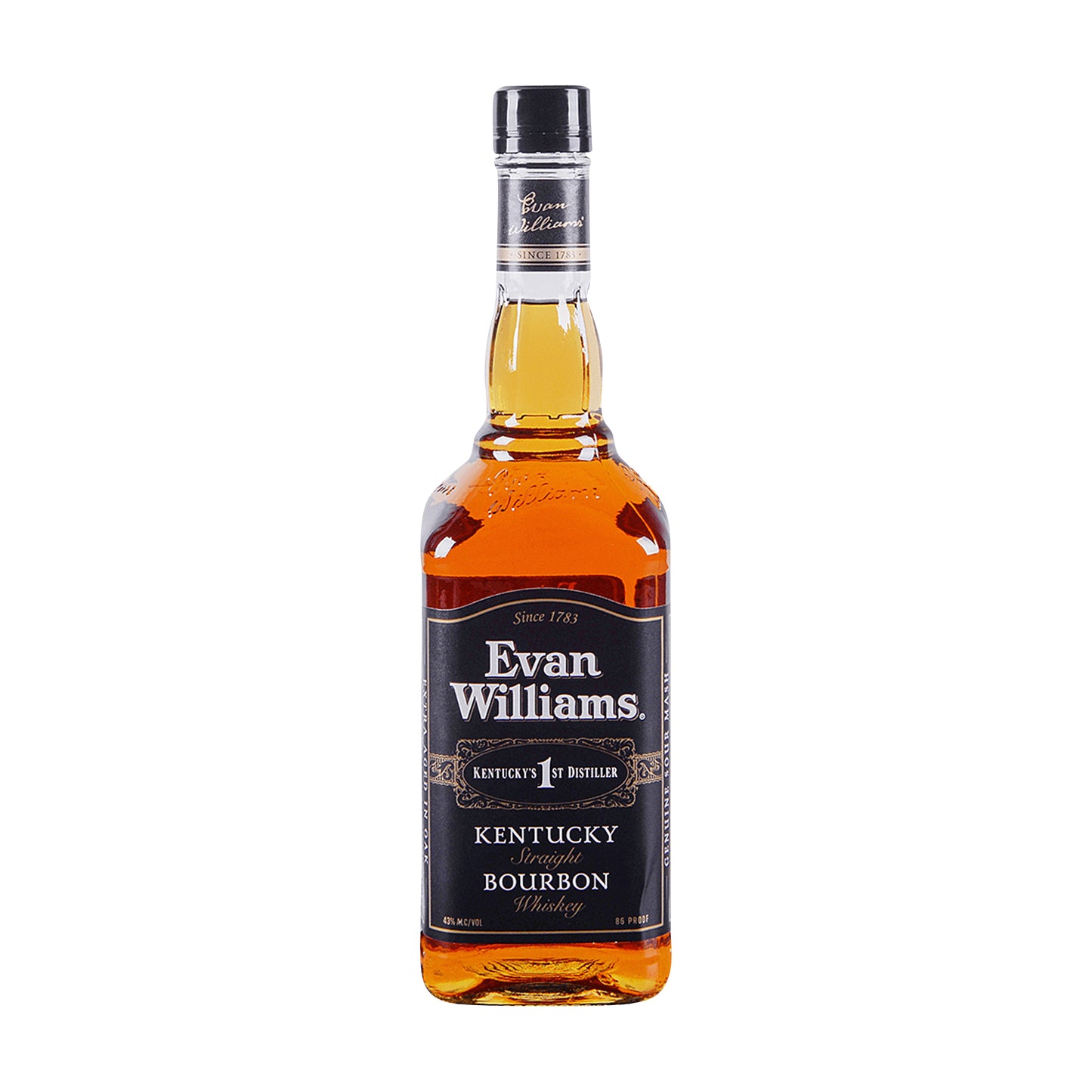 Evan Williams Black Label 43.00% / 1000 / 12