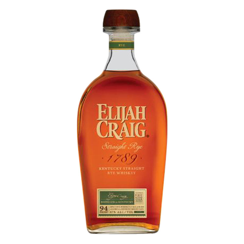 Elijah Craig Straight Rye 94 Proof