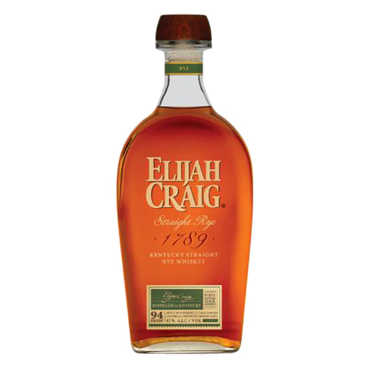 Elijah Craig Straight Rye 94 Proof