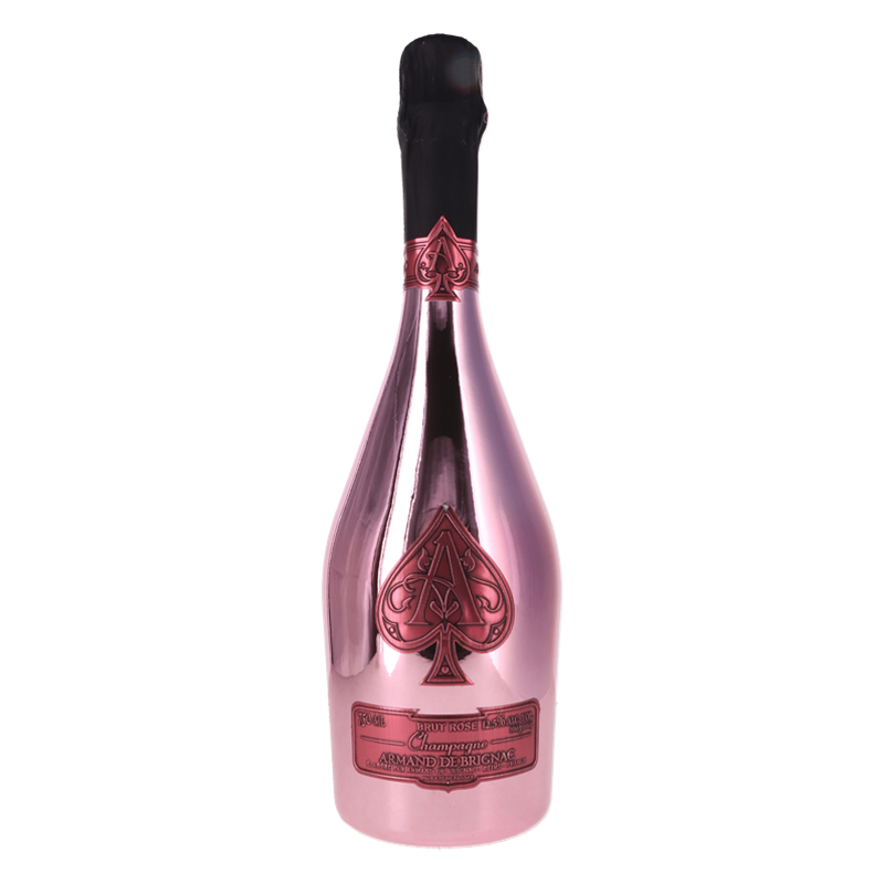 Armand de Brignac Rose Velvet Bag