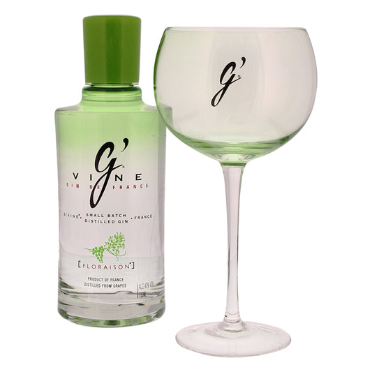 G-Vine Floraison Pack 4 Bottles + 4 Copa Glasses