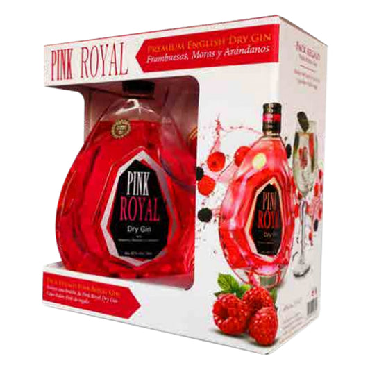 Pink Royal Dry Gin + balloon glass