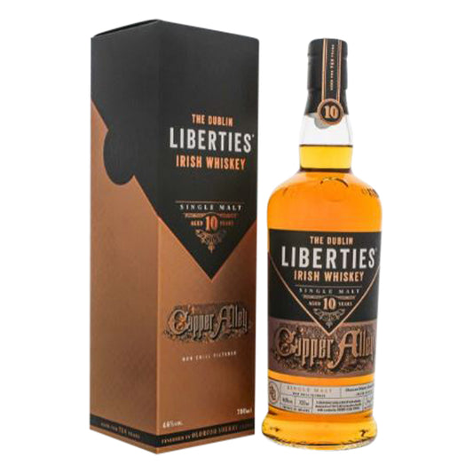 Dublin Liberties Copper Alley 10 Years Single Malt Irish Whiskey