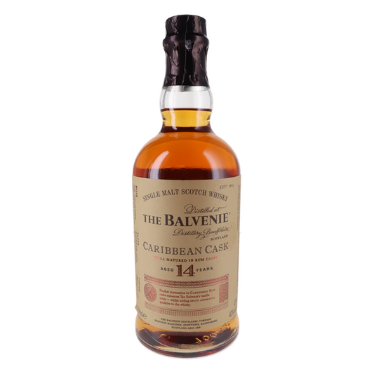 Balvenie 14 Years Carribean Cask + 2 glasses