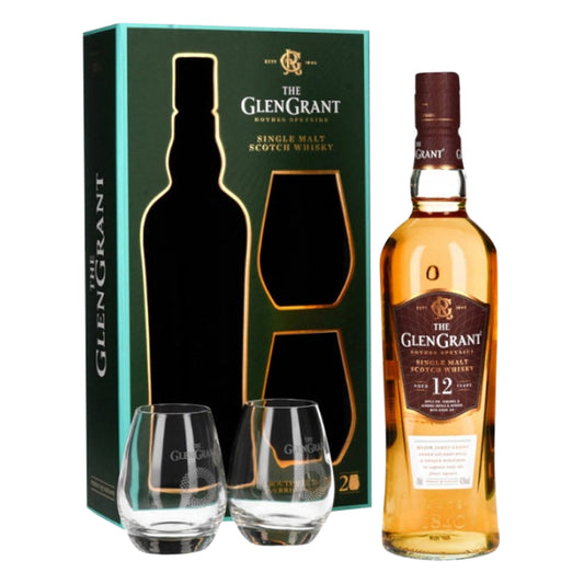 Glen Grant 12 Years + 2 glasses