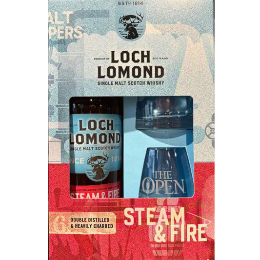 Loch Lomond Steam & Fire + 2 glasses