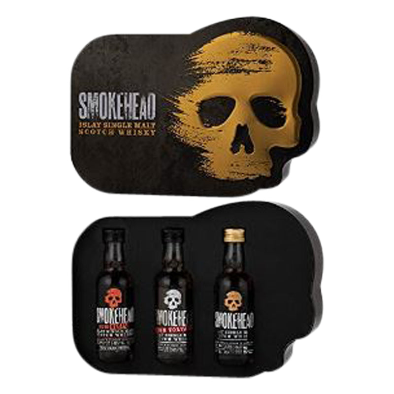 Smokehead (Single Malt + High Voltage + Rum Rebel) Tripack 3x5 cl
