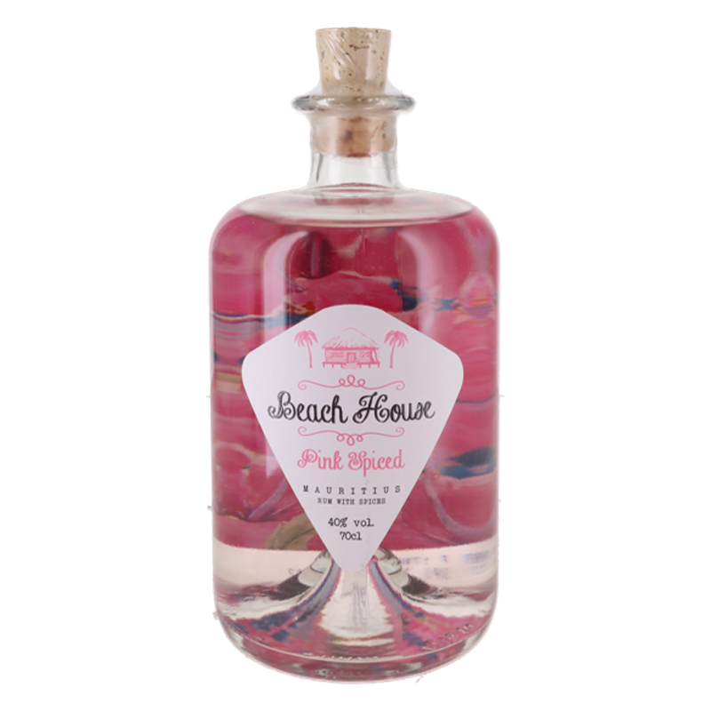 Beach House Pink Spiced Rum Mauritius