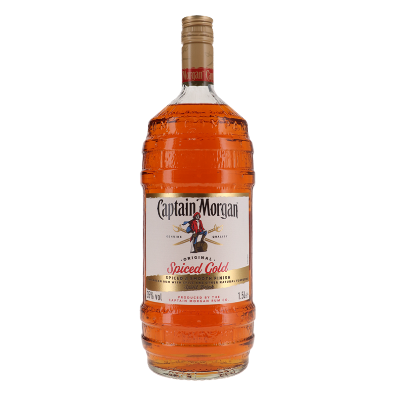 Captain Morgan Spiced Gold Barrel Bottle