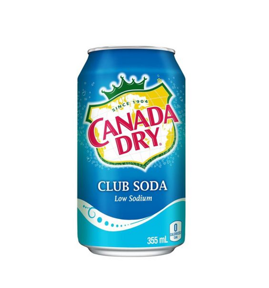 Canada Dry Club Soda Can